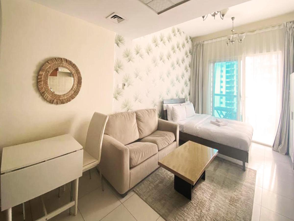 Panoramic Sea Views Studio Apartment - Marina Dubai Exteriör bild