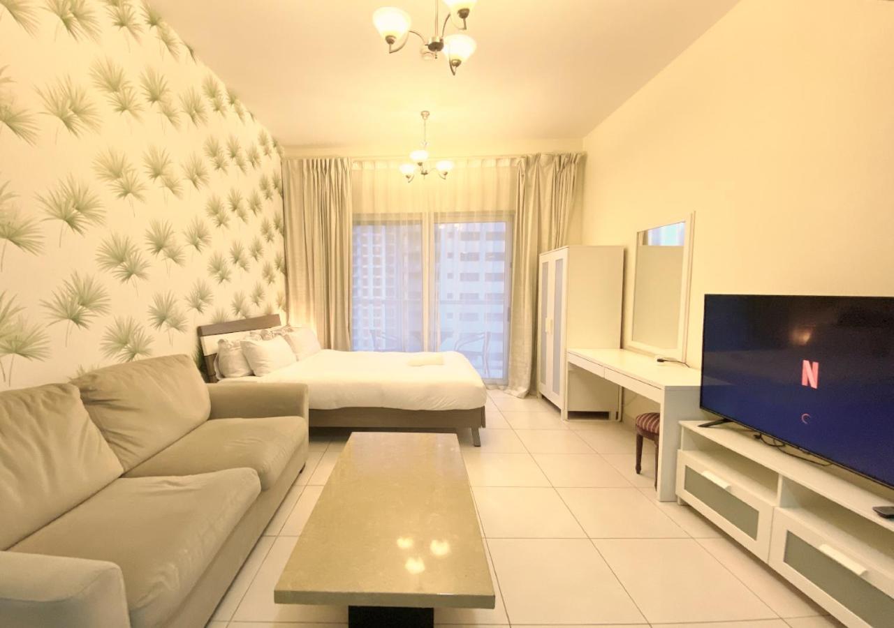 Panoramic Sea Views Studio Apartment - Marina Dubai Exteriör bild