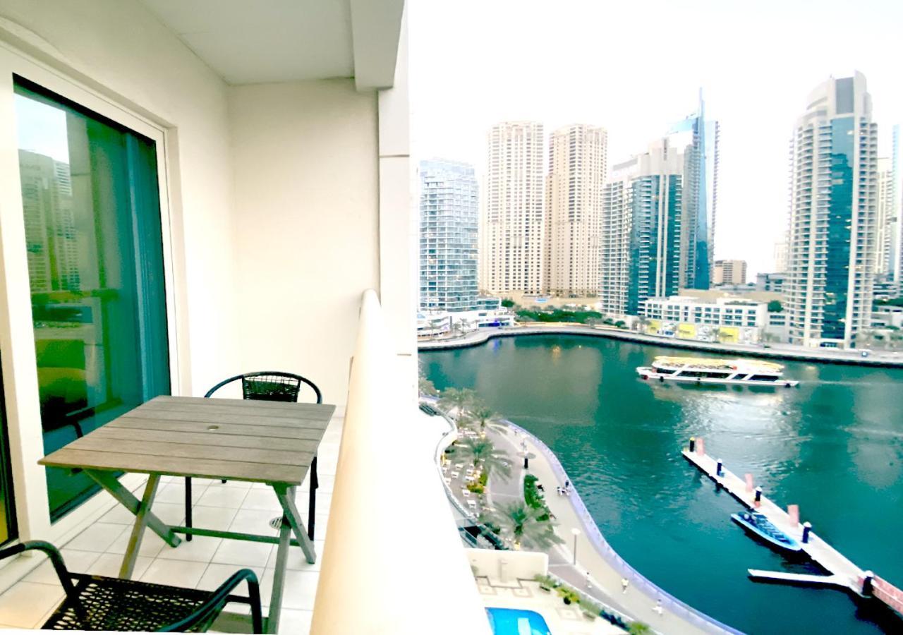 Panoramic Sea Views Studio Apartment - Marina Dubai Exteriör bild